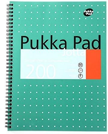 2 x Pukka A4 Jotta Metallic Wirebound Notebook by Pukka Pad