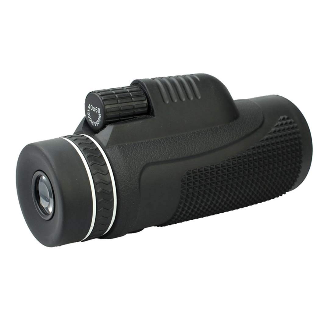 Monoculaire HD, télescope monoculaire Zoom avec Support de téléphone et trépied, monoculaire pour l'observation des Oiseaux, la Chasse, Le Camping, la randonnée, Les Jumelles d'extérieur 40X60