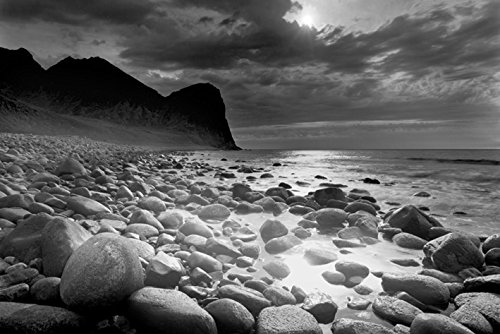 Affiche Pebble Beach par Olivier Meriel 61X91,5 cm pour sublimer votre salon