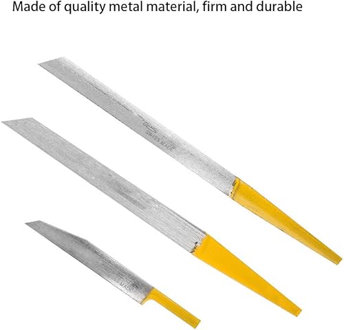 Miniatura 7 de EVTSCAN 3 piezas de metal grabador de joyería Graver borde oblicuo tallado herramienta accesorios, joyería grabado corte bits