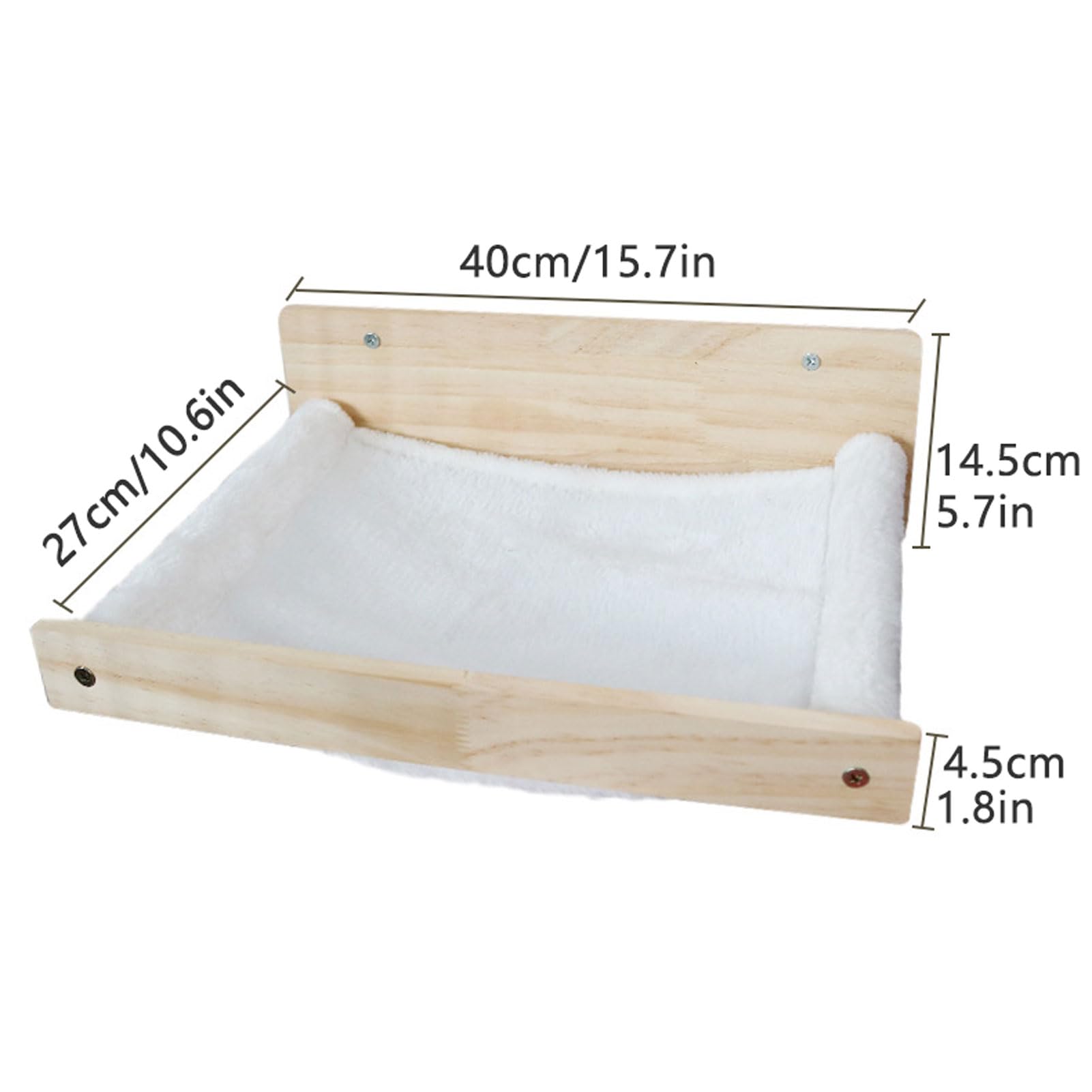 Hamaca para gatos, pared de escalada, escalera para gatos, para dormir, jugar con capacidad de carga de hasta 7 kg, elementos de pared para gatos, cómoda (cama para gatos 2)