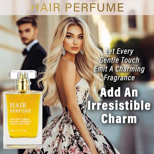 Hair Perfume for Women - Long-Lasting Floral Fruity Fragrance, Moisturizing Hair Mist to Reduce Frizz, Alcohol-Free Hair Perfume for Daily Use - Image 3