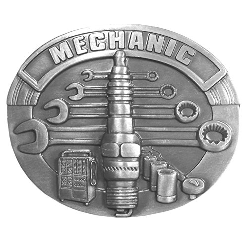Mechanic Antiqued Belt Buckle