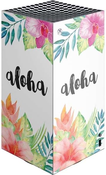 Skinit Decal Gaming Skin Compatible with Xbox Series X Digital Edition Console - Aloha Tropical Design