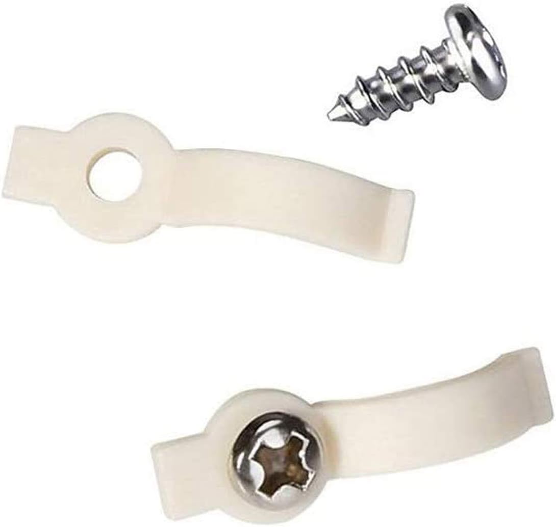 LINGLING 100pcs LED Strip Clips-LED Strip Light Mounting Brackets, PCB/Transparent One Side Fixing Clips for 8mm/10mm/12mm Wide 5050 LED Strip Light (for PCB Waterproof 8mm)