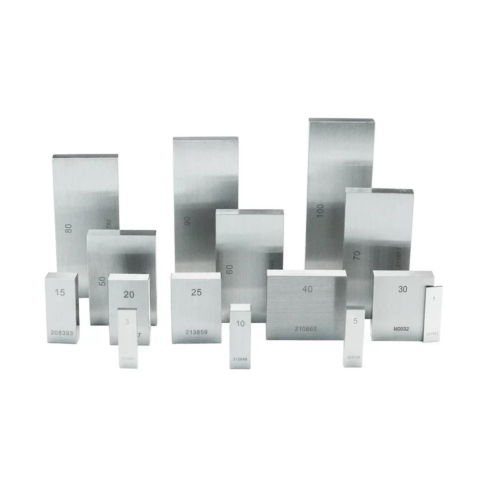 Płytka wzorcowa, Precyzyjny Miernik Blokowy Zmierz Blok Pomiarowy Stalowy Kwadratowy Miernik Zmierz Noniusz Suwmiarka Mikrometr 15 Mm, 20 Mm, 25 Mm, 30 Mm, 50 Mm(80mm 0 grade)