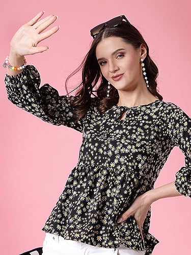 Image of OOMPH! Women's Floral Relaxed Fit Tunic Shirt