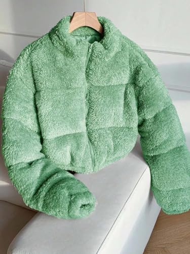 Image of KOTTY Women's Coral Fabric Winter Grey Jacket - Ultra-Soft Warm Wear with Plush Texture and Premium Comfort Fit