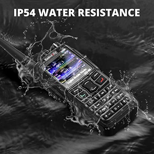 Image of Radioddity GD-88 DMR & Analog 7W Handheld Radio, VHF UHF Dual Band Ham Two Way Radio, with GPS /APRS, Cross-Band Repeater, SFR, 300K Contacts
