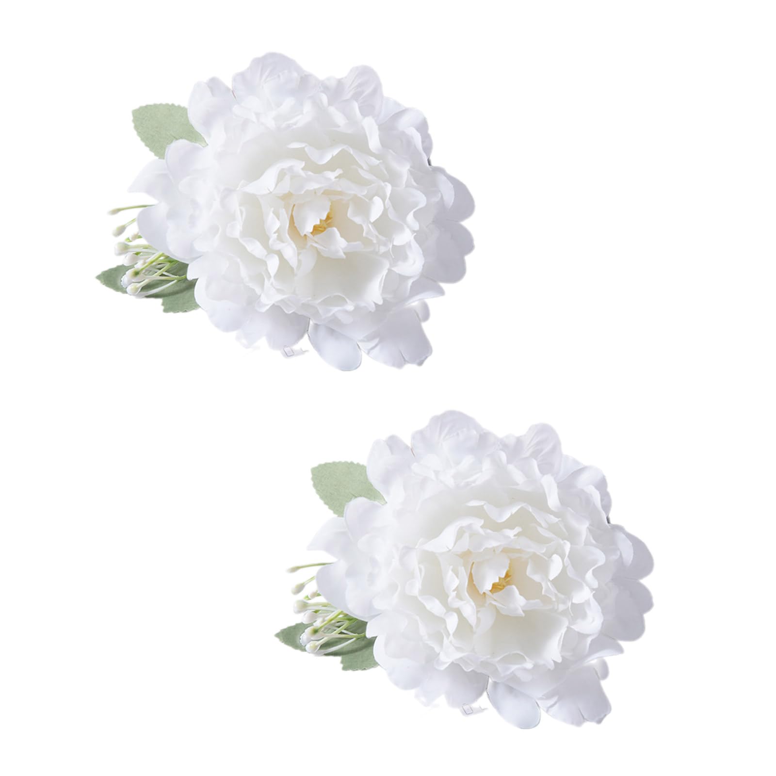 Of 2Pcs Artificial Peony Flower Curtain Tiebacks Clip Flower Curtain Holder Clamps Decorative Window Drapes Tiebacks Drapery Tieback
