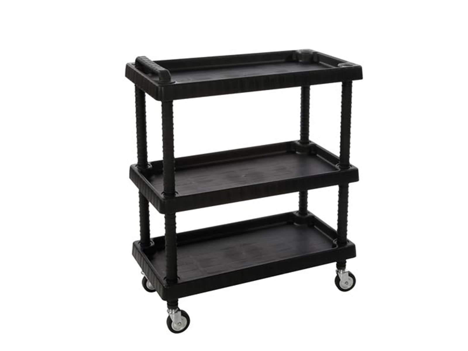 Art Plast D+​75373 Multimedia trolley Negro mueble y soporte para dispositivo multimedia - Soporte para equipo multimedia (920 mm, 750 mm, 375 mm, De plástico, Negro, 755 mm)