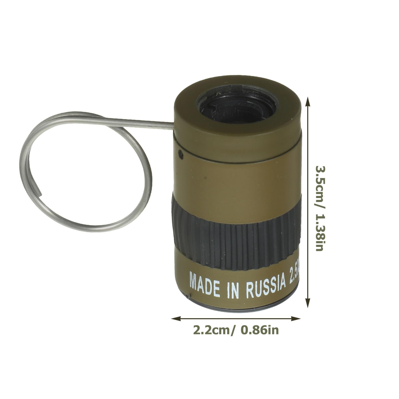 DOITOOL Camping Mini Telescope 2.5X Magnification Lightweight for Adults Outdoor Sports Bird Watching Made of Metal Plastic