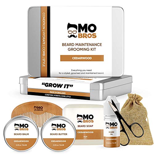 Mo Bro's Cedarwood XL - Kit de aseo para el mantenimiento de la barba Cover