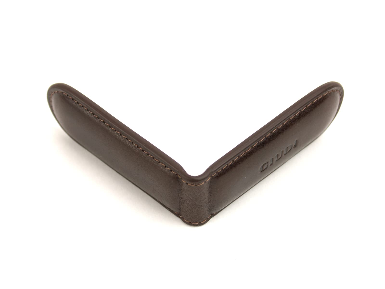 Giudi Luksusowy magnetyczny klips na pieniądze dla mężczyzn - Made in Italy - prawdziwa skóra bydlęca - smukły i minimalistyczny włoski design - silny magnes męski klips na pieniądze uchwyt na