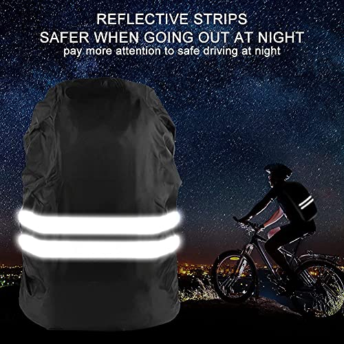 flintronic Backpack Waterproof Cover, Backpack Waterproof Case, Backpack Protector, Rain Cover for Backpack with Reflective Material, Ideal in Bad Light and Darkness - Image 7