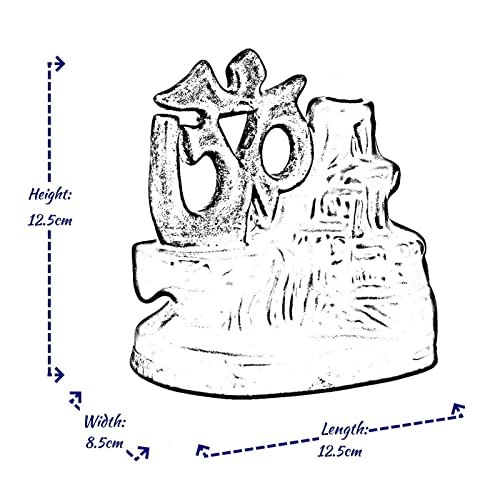 Image of CRAFTAM Polyresin Smoke Backflow Fountain with 20 Free Backflow Cones Showpiece Figurine for Gift (OM Gold)