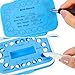 Jetec Baby Tooth Box Keepsake for Kids Teeth Storage Holder Child Teeth Organizer Tooth Fairy Box with Baby Fetal Hair Container and Tweezer for Keeping The Child Memory(Blue)