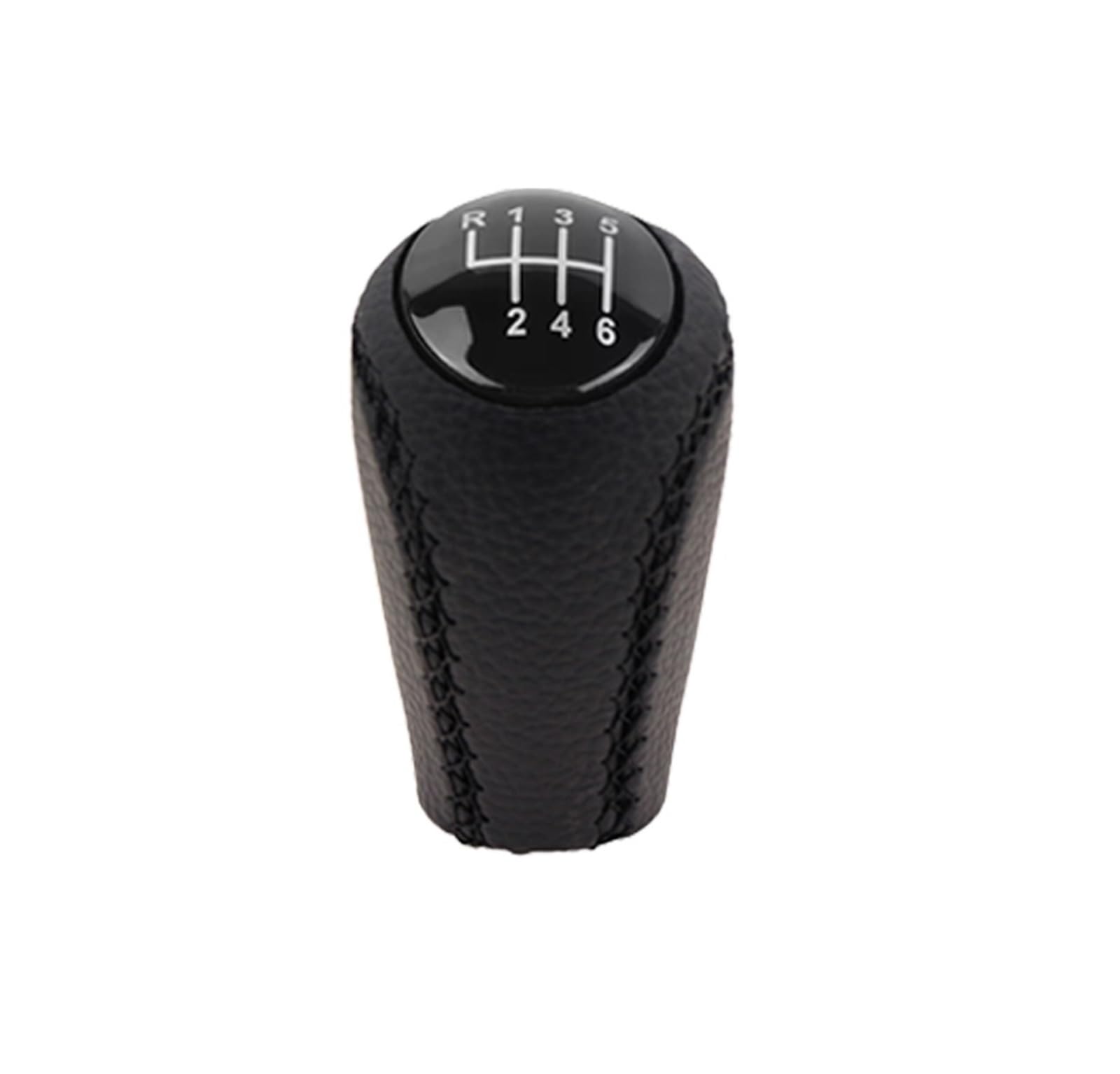 Xkoehxj Suture 6 Speed Car Gear Shift Knob For Mazda 3 Bk Bl 5 Cr Cw 6 Ii Gh For Cx-7 Er For Mx-5 Nc Iii 5/6 Speed Lever Ball Leather Gear Shift Knob Car Accessories Gearbox Boot Cover(Suture 6 Speed)