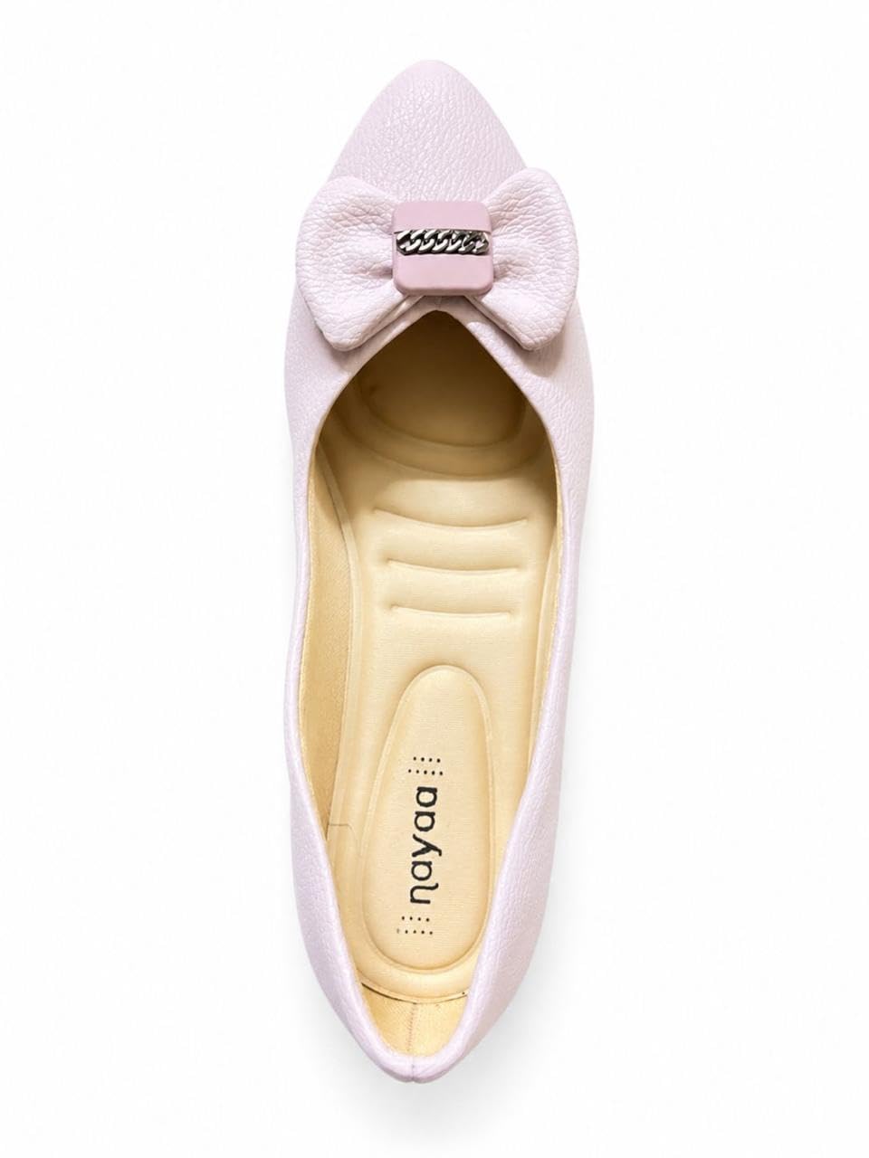 Women's Pink Ballet Flats with Bow Detail | Soft Cushioned Bellies for Women | Stylish Slip-On Casual & Office Wear Comfortable Shoes for Girls & Ladies-picture-39