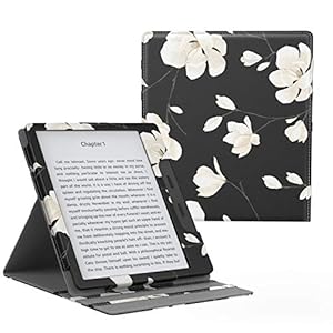MoKo Case Fits All-New Kindle Oasis (9th and 10th Generation ONLY, 2017 and 2019 Release), Multi Angle Viewing Vertical…