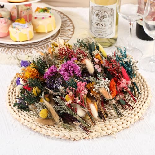 100 Mini Ramos de Flores Secas Boho para Manualidades miniatura 4