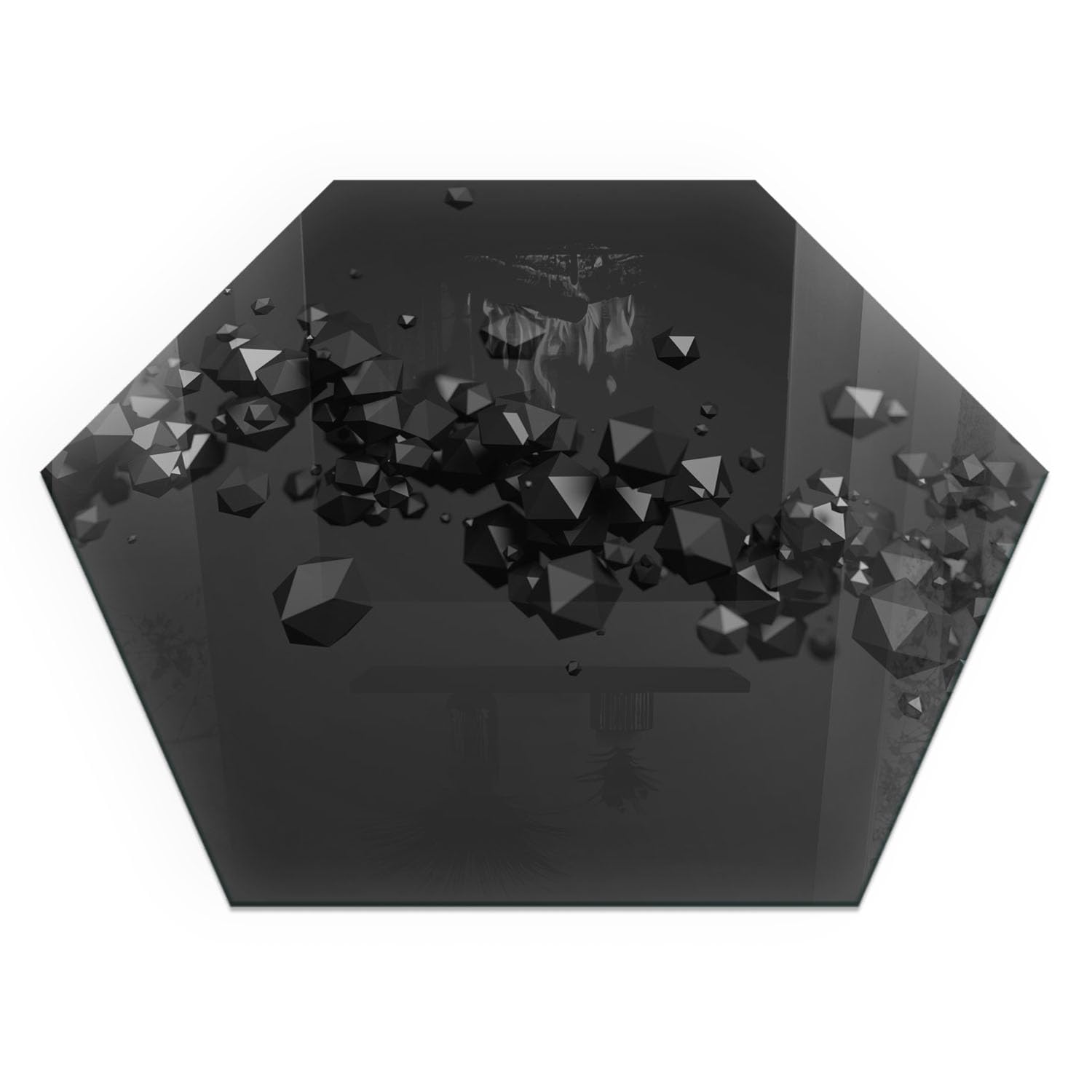 Placa de cristal para chimenea protección contra daños y chispas h40