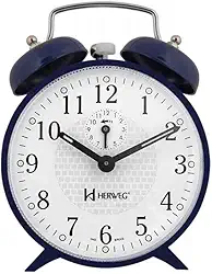 Despertador Mecânico Metal Azul Escuro