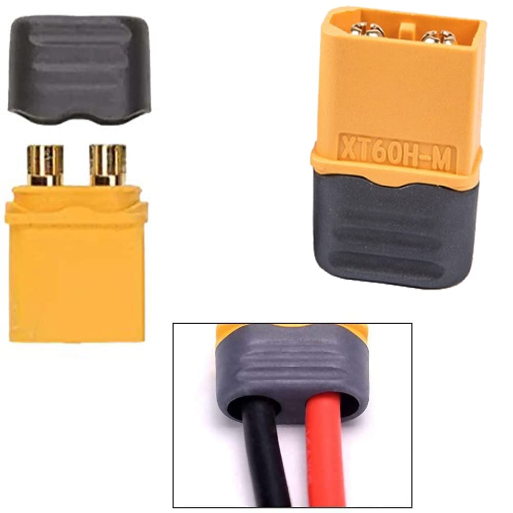 5 Adattatori Da XT30 Maschio A XT60 Femmina - Connettori Di Conversione Per Batterie RC