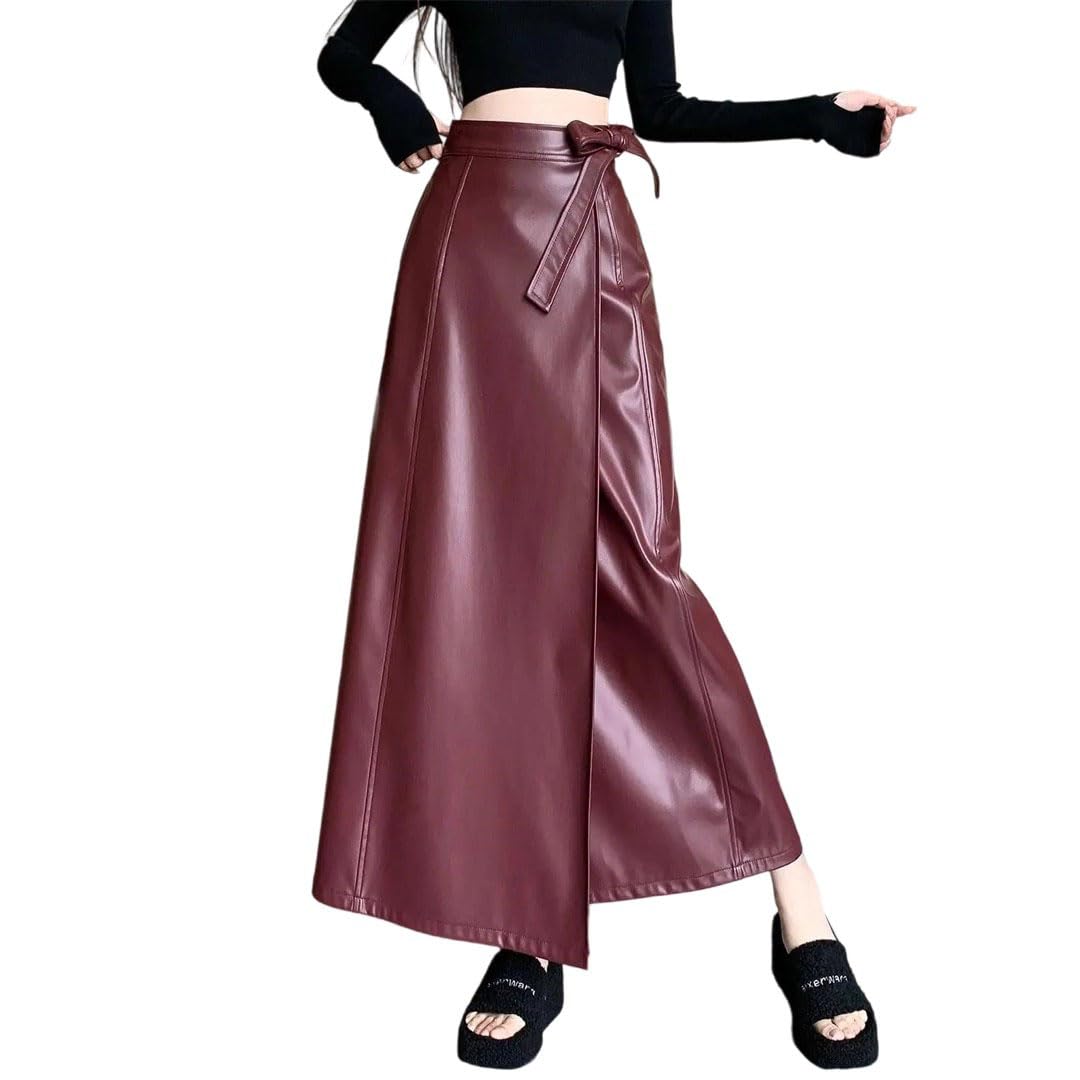 Women Skirt for Style and High-Waisted A-Line Long Skirt