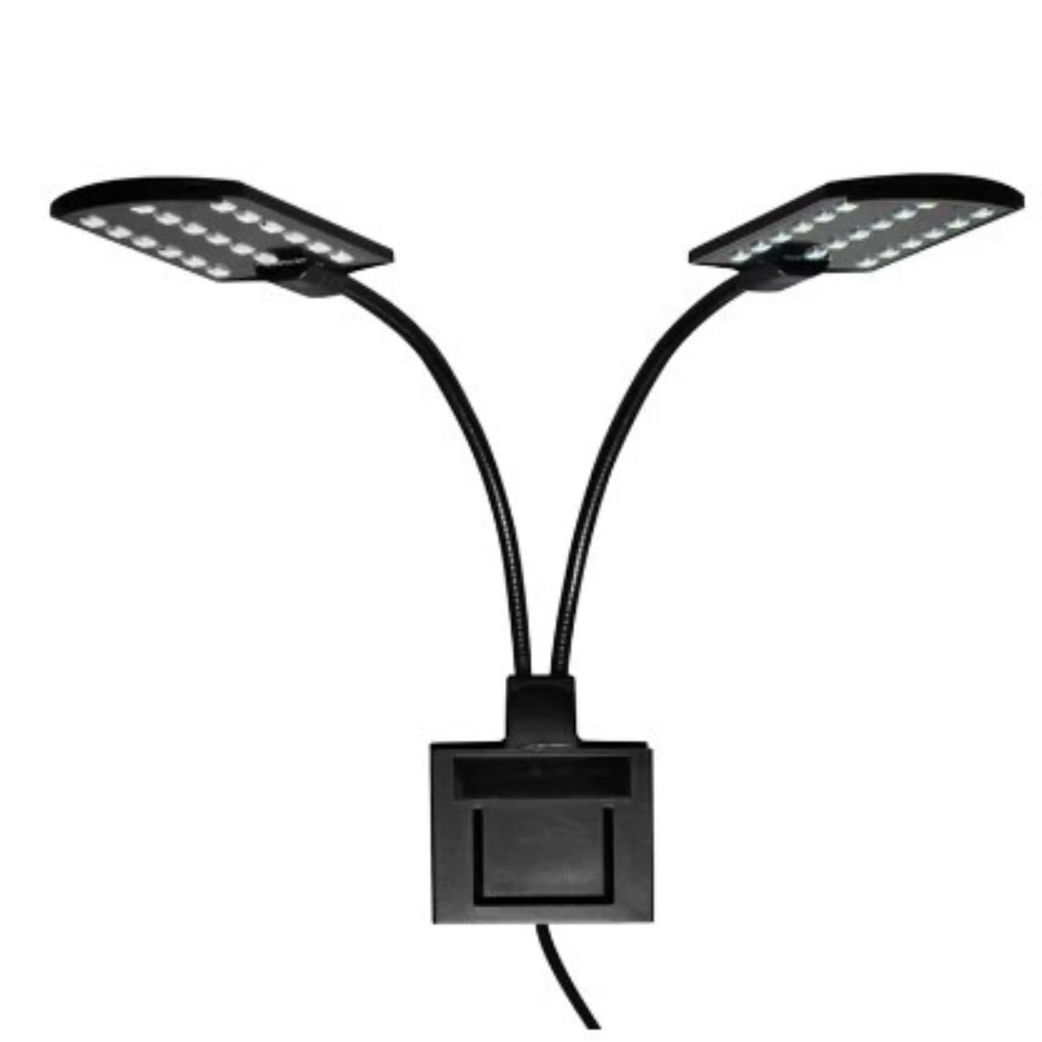 Animaux X7(Suits for 2Ft - 4Ft Tank) Aquarium Fish Tank Double Heads Plant Grow White Led Creative Clip On Light (10W-Fishtank SIZE-30-50CM) (B0DBKVJMQV) Amazon Price History, Amazon Price Tracker