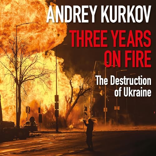 Three Years on Fire Audiolivro Por Andrey Kurkov capa