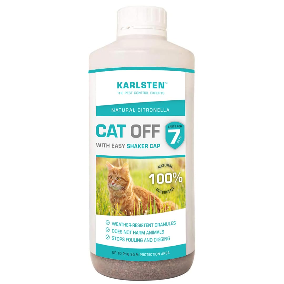 KarlstenCat Deterrent Anti Fouling Granules, Natural Humane Cat Deterrent 650 G