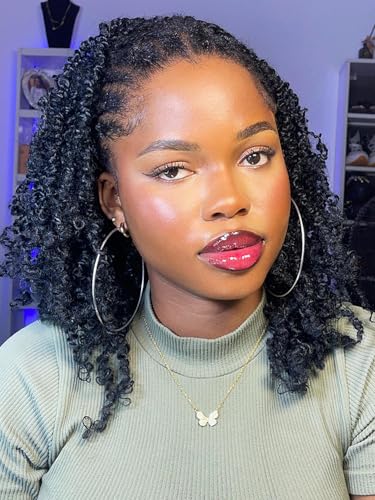 Yanky Twist Crochet Hair with Curly Ends 6 Inch...