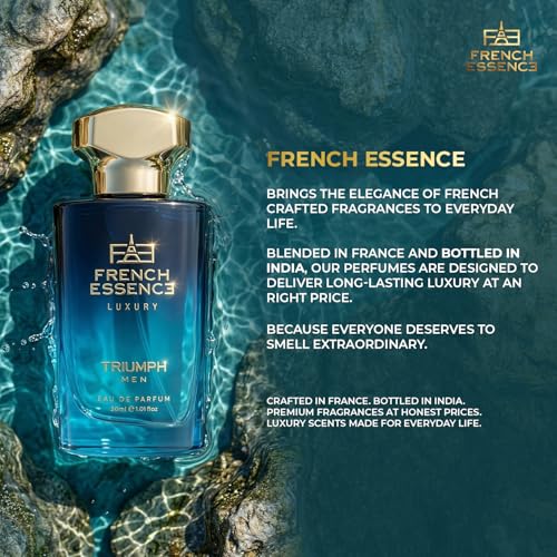 Image of FRENCH ESSENCE Luxury Triumph Perfume With Long Lasting Fragrance Scent For Gents Eau de Parfum - 30 ml (For Men)