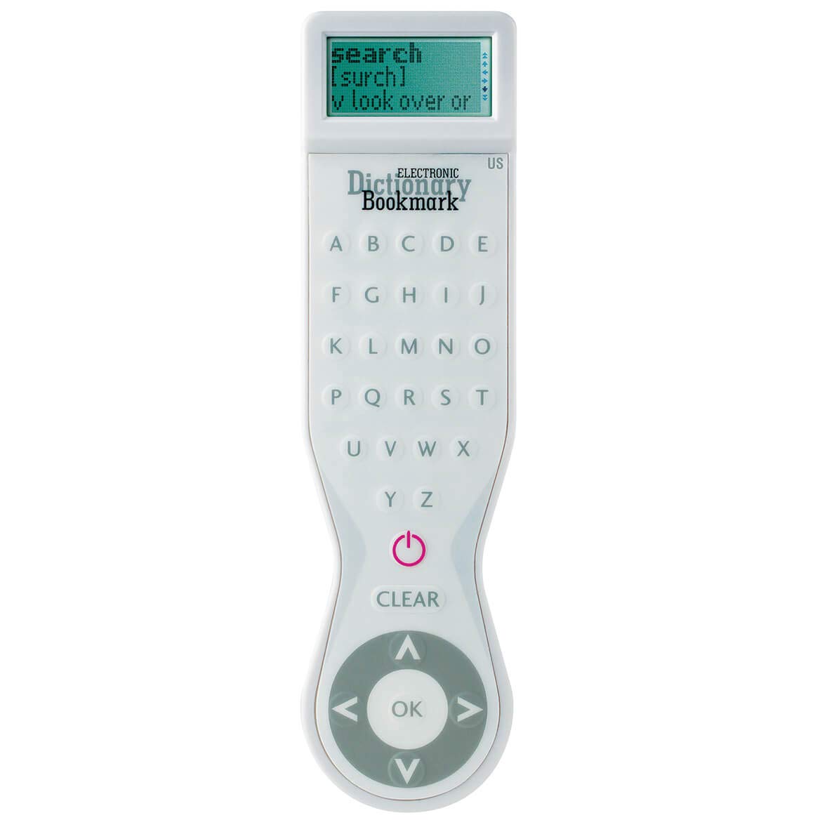 IF CARDED ELECTRONIC DICTIONARY BOOKMARK - ENGLISH (UK) WHITE