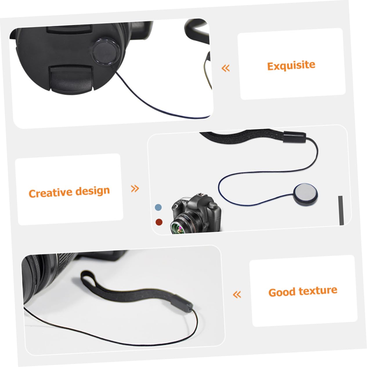 Lurrose Correa De Cámara Accesorios De Fotografía Poliéster Soporte Pérdida Y Lentes Uso Profesional Y Aficionados