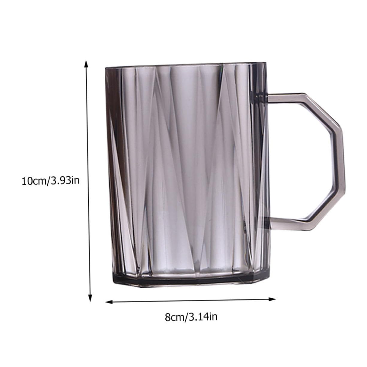 Cabilock 2pcs Plastic Toothbrush Cup Handle Creative Washing Cup for Bathroom Use Random Color and Wear-Resistant Design for Mouthwash and Tooth Care