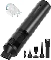 Aspirador Portátil Sem Fio Para Automóveis, Aspirador de Mao, Equipado Com Um Bocal de Sucção de Alto Desempenho e Um Copo de Pó Destacável, Capacidade: 120 ml, Adequado Para Limpar Veículos e Casas