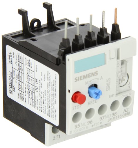 Relé térmico Siemens 3RU1116-0BB0 tamaño S00 rango 0.14-0.2A para contactor