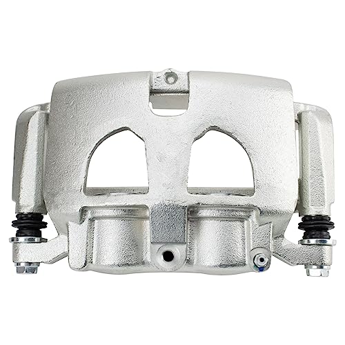 Image of TRQ Brake Pad & Rotor Kit Semi-Metallic Compatible with 2017-2019 Ford F-350 Super Duty