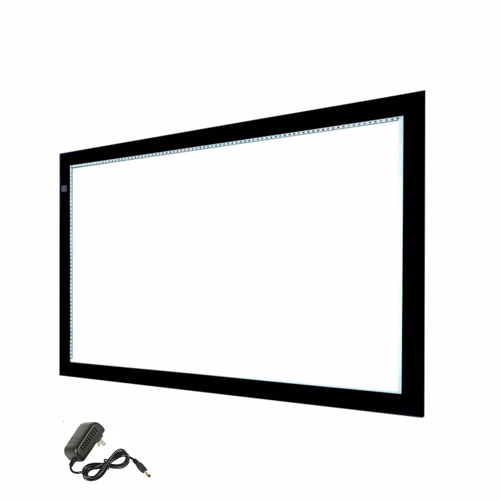 GLDDFDG A1 Large LED Light Pad for Diamond Painting DC Powered Light Board Kit Adjustable Brightness Glass Panels Light Box Drawing for 5D Diamond Painting Kits