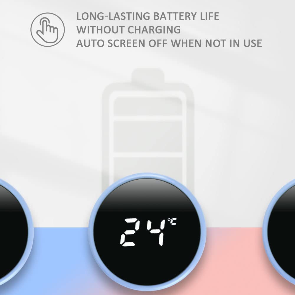 Flintronic Bottiglia Acqua, Borraccia Termica 500ML Coppa da Viaggio, Tazza Intelligente LED Temperatura Display Touch, Boccetta per Vuoto in Acciaio Inossidabile per Mantenere Caldo/Freddo