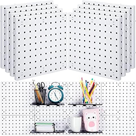 Nuanchu 8 Set Pegboard Wall Organizer Kit Cover