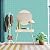 CASAPALACE Peel and Stick Glass Tile, Light Blue Square Mosaic Wall Tiles with Frame for Kitchen Bathroom 12"x12" (5 Sheets, 5 SQ.FT.)