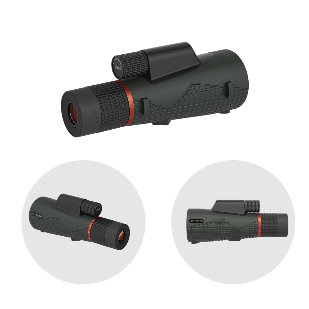 Vector Optics SCMO-04 Forester 8-16x56 ED taktisches Monokular für Sport, Freizeit, Jagd, Camping und Outdoor