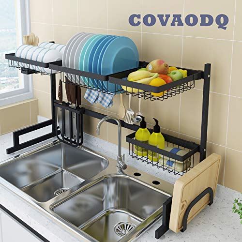 Dish Drying Rack Over Sink, Drainer Shelf for Kitchen Drying Rack Organizer Supplies