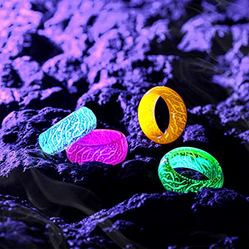 4 Pezzi Anello Venus Orb Bagliore al Buio Anello