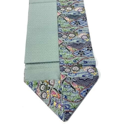 専用帯2132●沖縄県指定無形文化財 本場琉球紅型 高級正絹名古屋仕立て名古屋帯 帯2132沖縄県指定無形文化財 本場琉球紅型 高級 正絹 名古屋仕立て