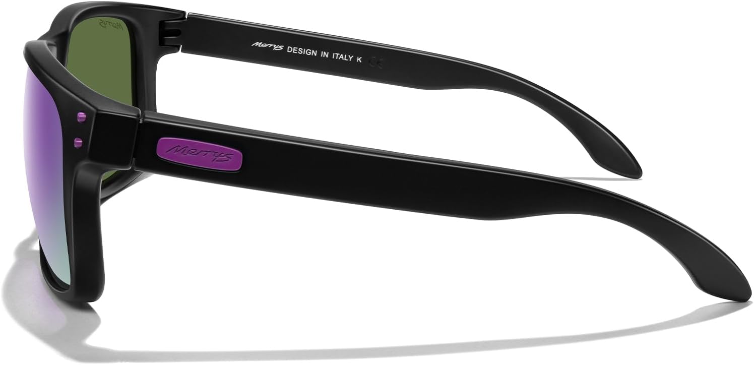 MERRY'S Polarized Square Sunglasses for Sports Driving Fishing Glasses UV400 Protection S3166