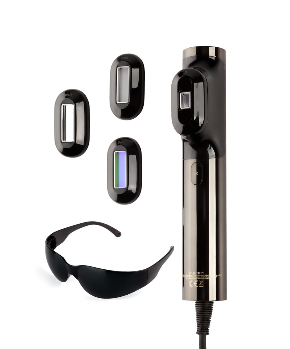 Beautifly DPL/IPL/NIR Luminare Rejuva Skin Visage Golden Laser, Ipl Geräte Haarentfernung, Multifunktionsgerät mit Technologie für langanhaltende Glätte - Epilierer Damen IPL Geräte